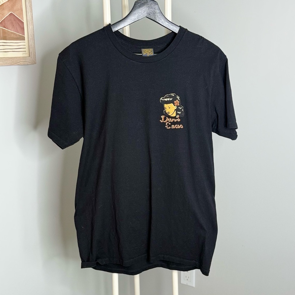 Diner Scene Black Graphic Tee